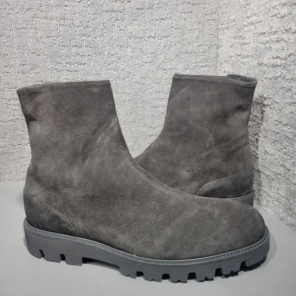 Vince Caleres Line Fall2 2018 Mens 9M Graphite Sport Suede Leather Ankle Boots